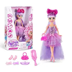 SPARKLE GIRLZ - MUÑECA PEINADO SOÑADO - PELO MORADO