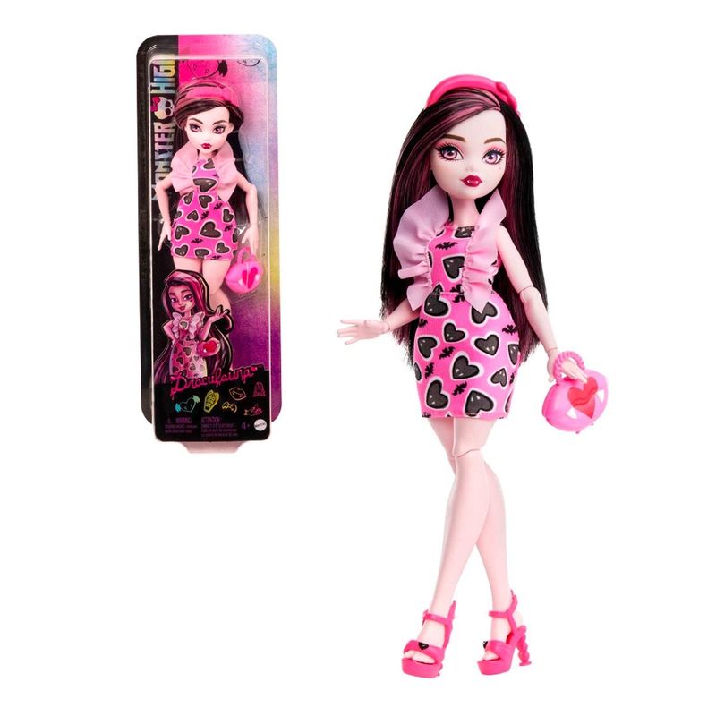 MONSTER HIGH - MONSTER HIGH MUÑECA BÁSICA DRACULAURA