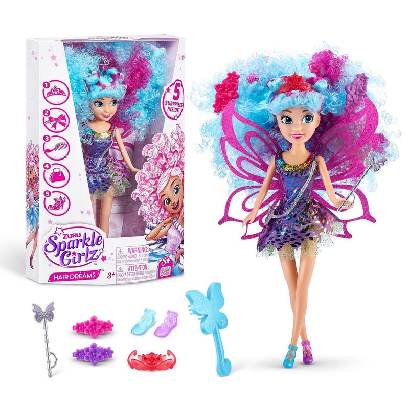 SPARKLE GIRLZ - MUÑECA PEINADO SOÑADO SPARKLE GIRLZ - PELO AZUL