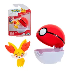POKEMON - POKEBOLA CON FIGURA - FENNEKIN & POKEBALL