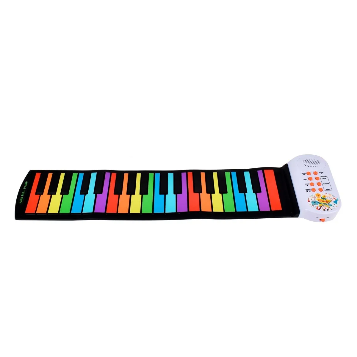 ANSALDO - Piano enrollable Ansaldo 31 teclas colores didáctico