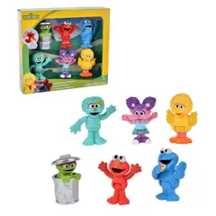PLAZA SESAMO - PACK 6 FIGURAS 8 CM ARTICULADAS