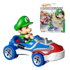 HOT WHEELS - MARIO KART PERSONAJES ESCALA 1:64 - BABY LUIGI