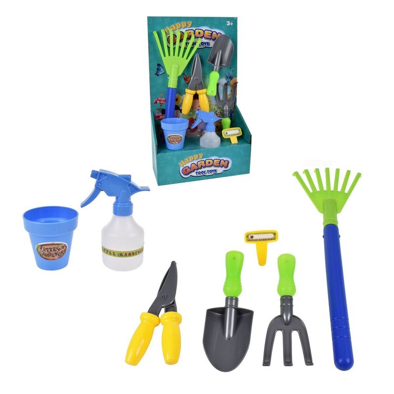 ANSALDO - PLAYSET DE JARDINERIA CON 7 PIEZAS