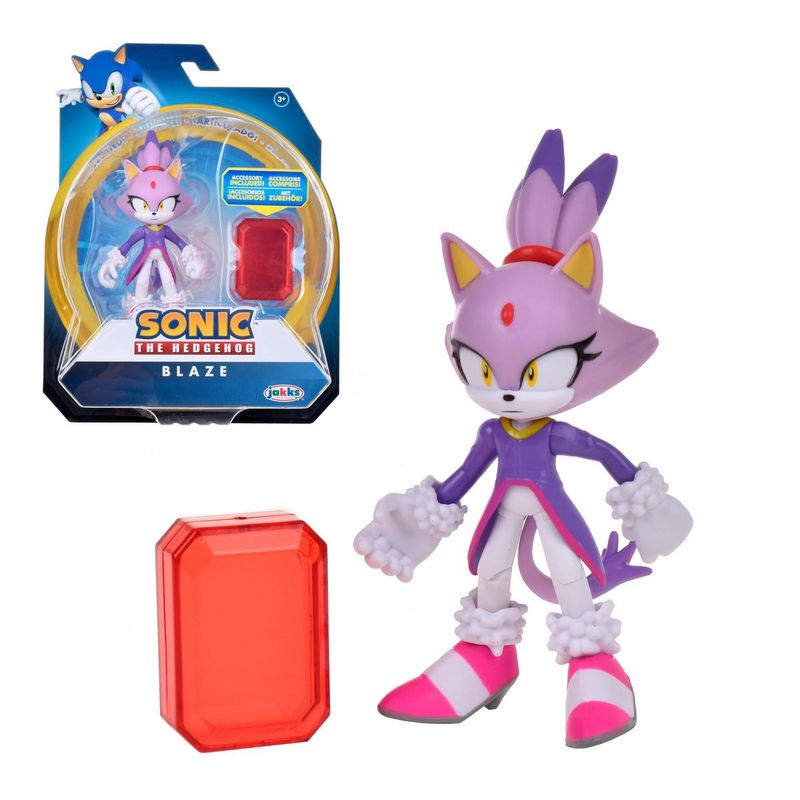 SONIC - FIGURA SONIC 10 CM. CON ACCESORIO - BLAZE