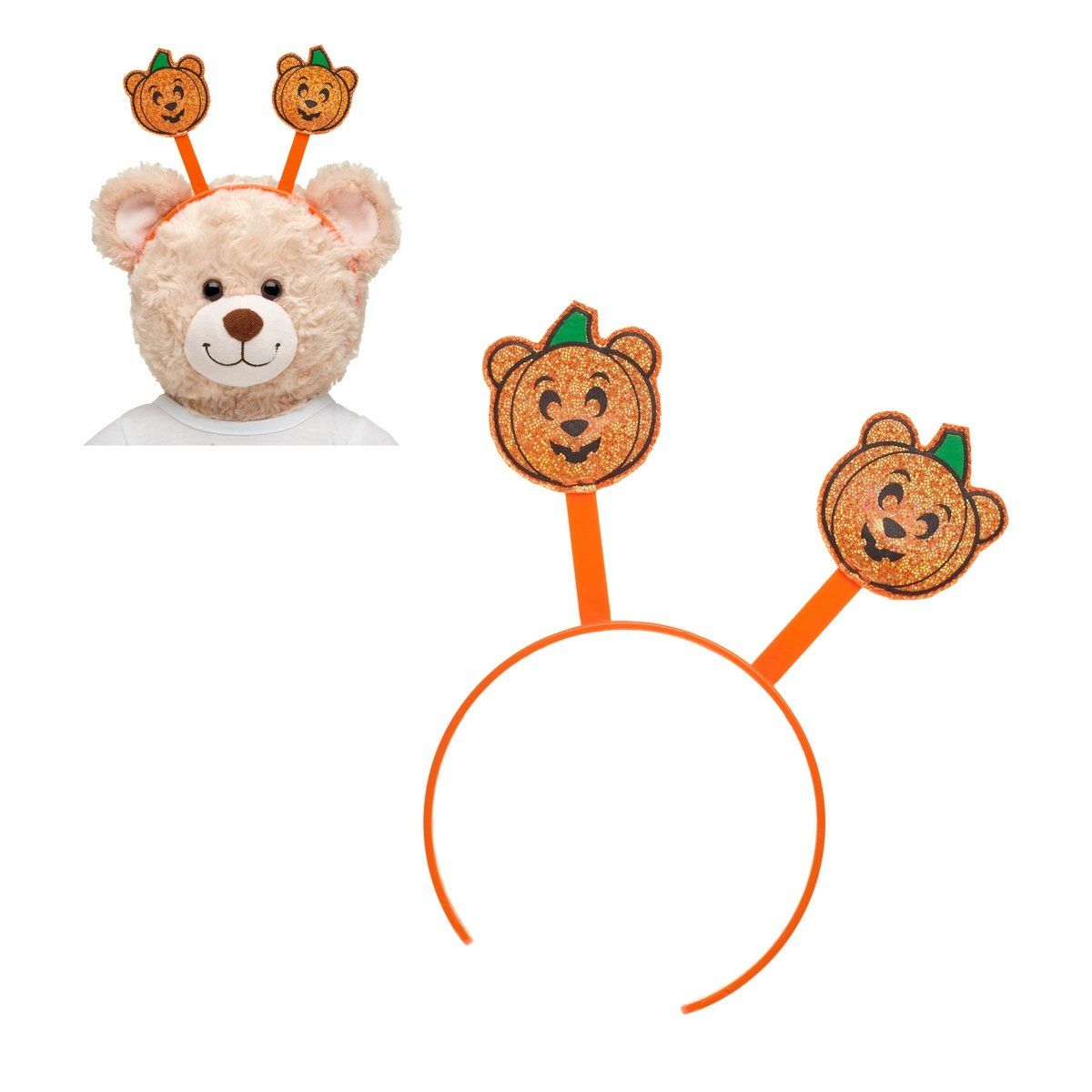 BUILD A BEAR - Cintillo Build A Bear calabazas Halloween accesorios