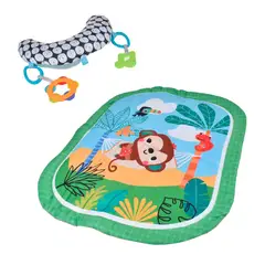 ANSALDO - Alfombrilla de apoyo para bebé con almohada y