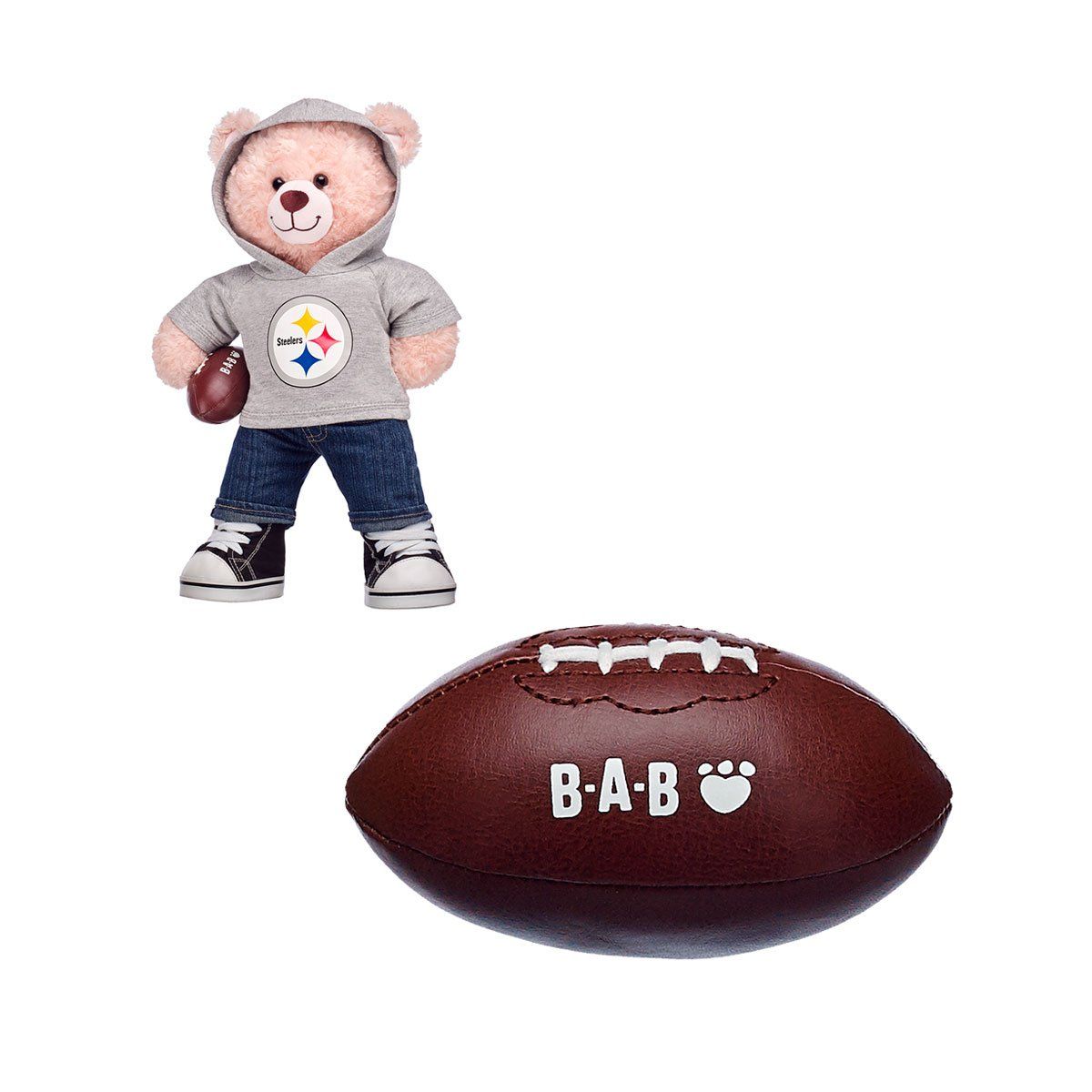 BUILD A BEAR - Pelota fútbol americano Build A Bear diseño NFL