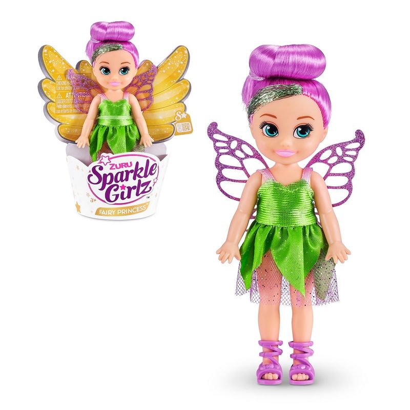SPARKLE GIRLZ - MUÑECA 12 CMS HADA SPARKLE GIRLZ DE ZURU - MORADA