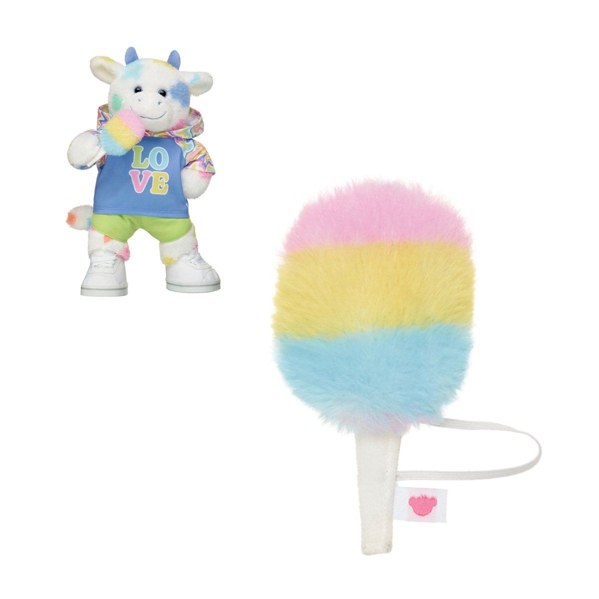 BUILD A BEAR - Muñequera Build A Bear algodón de azúcar colores pastel
