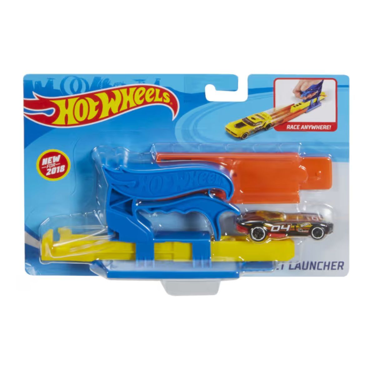 HOT WHEELS - HOT WHEELS LANZADOR DE BOLSILLO - AZUL