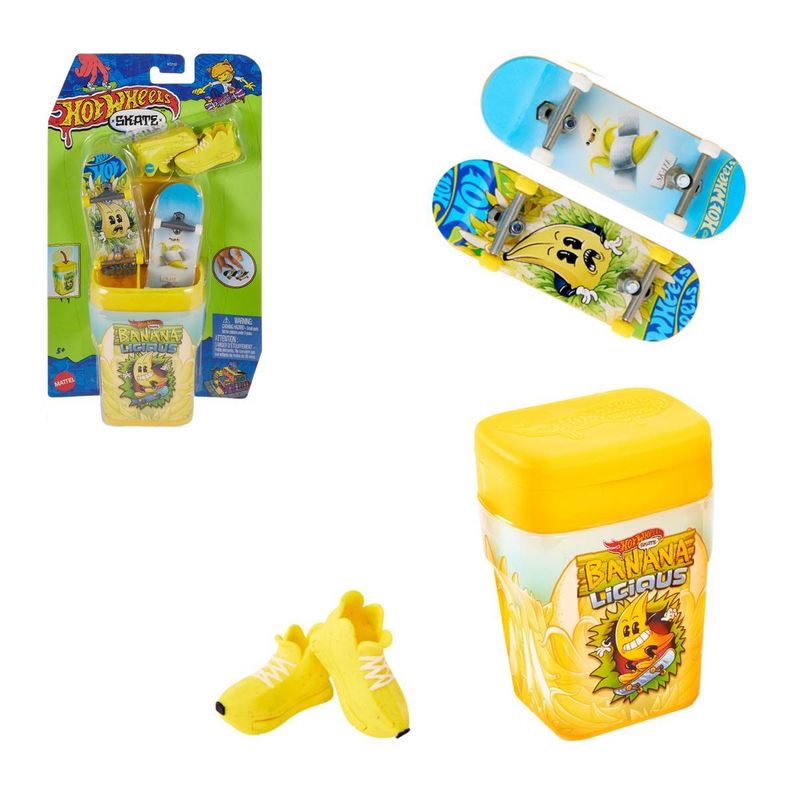 HOT WHEELS - HOT WHEELS PAQUETE DE CHICLES - BANANA LICIOUS