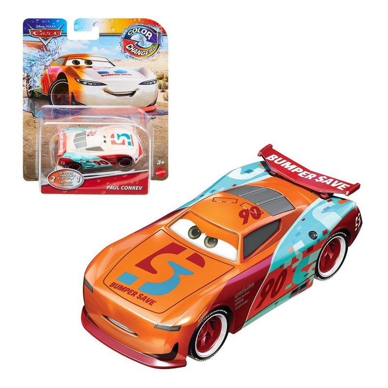 DISNEY - CARS COLOR CHANGE DIECAST SURTIDO MATTEL - PAUL CONREV