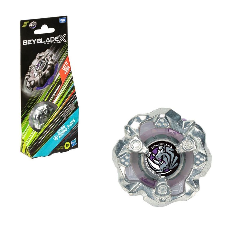 BEYBLADE - BEYBLADE X BOOSTER SINGLE TOP AST - HORN RHINO 3-80S