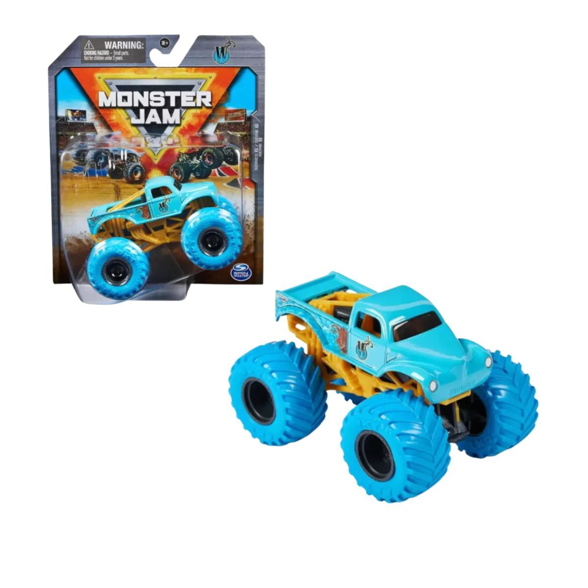 MONSTER JAM - Vehículo metálico Monster Jam 1:64 todo terreno