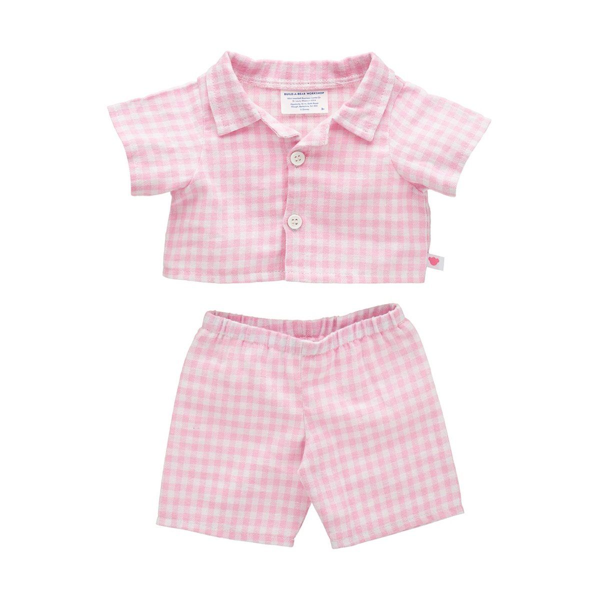 BUILD A BEAR - PIJAMA ESCOSES ROSADO BUILD-A-BEAR