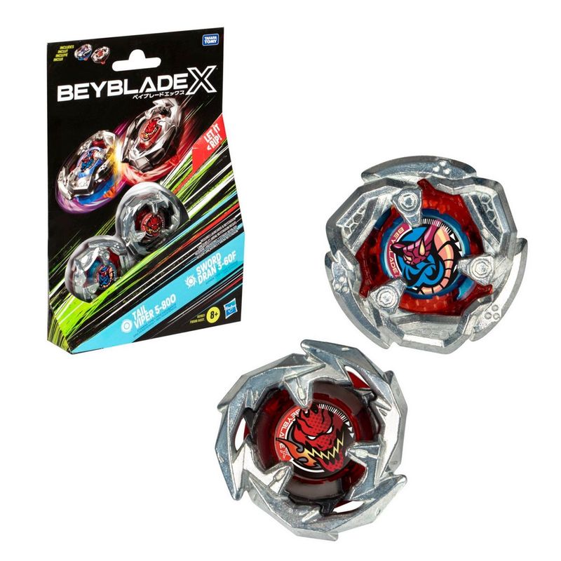 BEYBLADE - BEYBLADE X TAIL VIPER SWORD DRAN.-