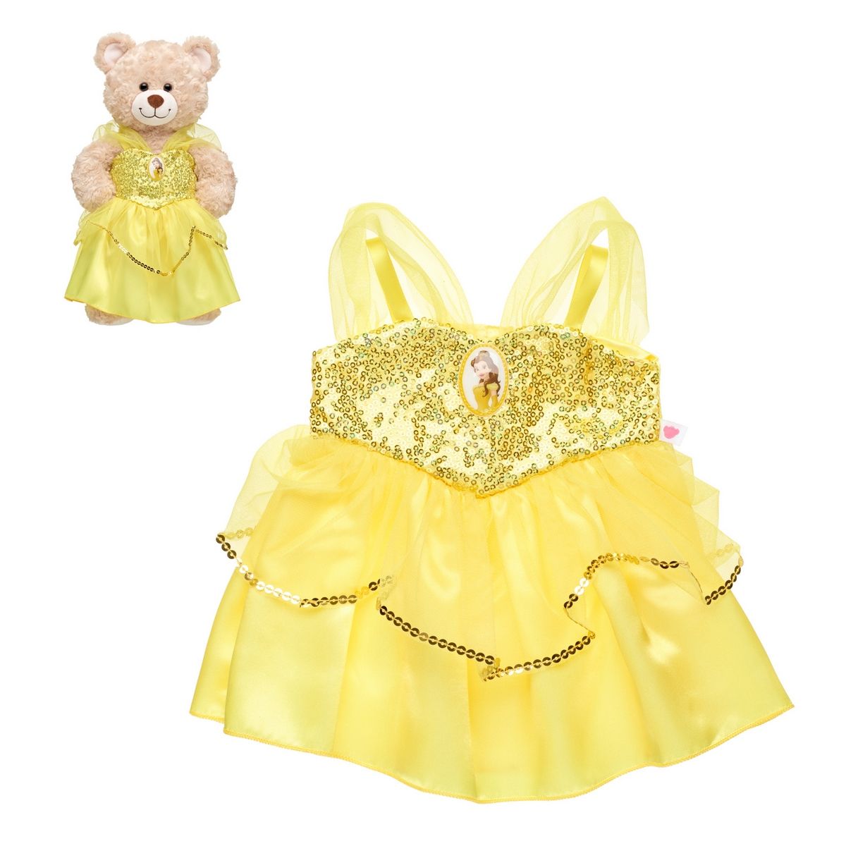 BUILD A BEAR - Vestido Build a Bear Bella colección Disney