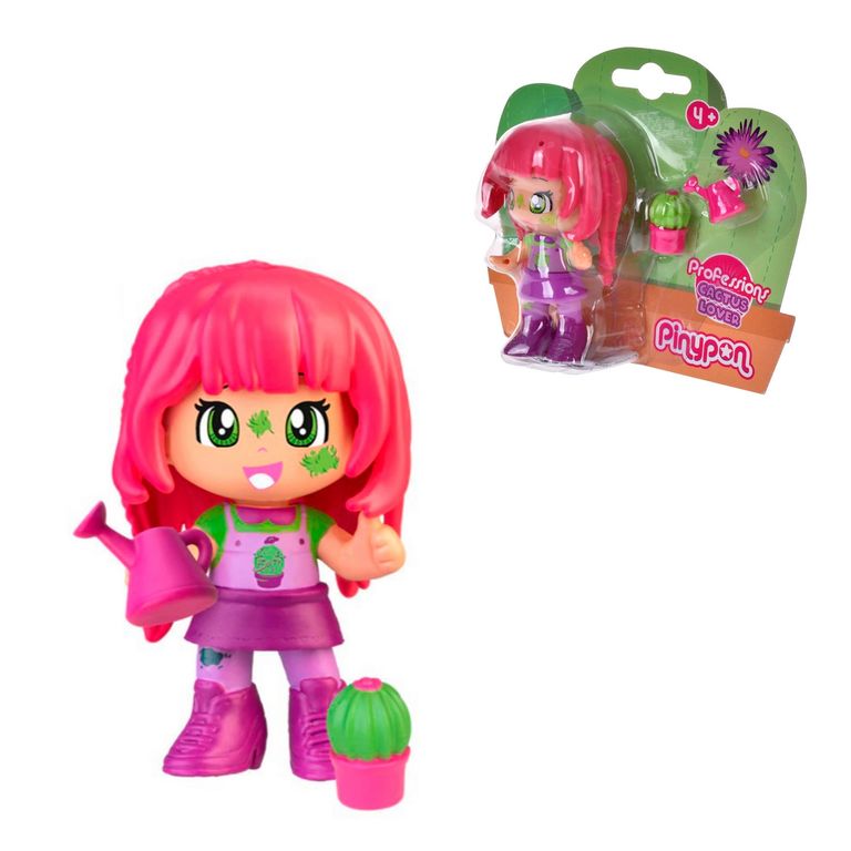 Muneca coleccion profesiones cactus lover