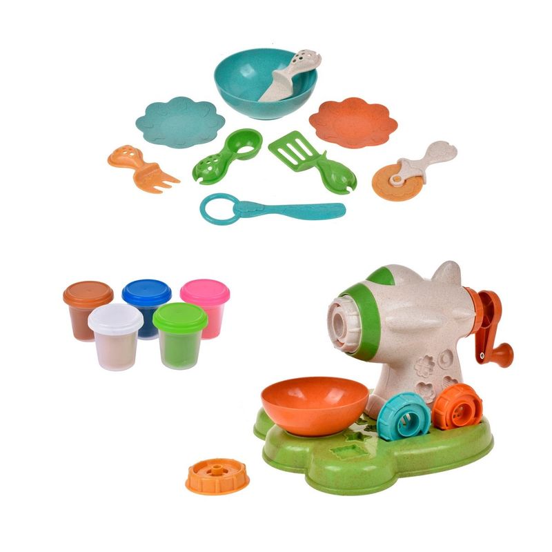 ANSALDO - PLAYSET DE COCINA MAQUINA PARA MASAS 21 PIEZAS