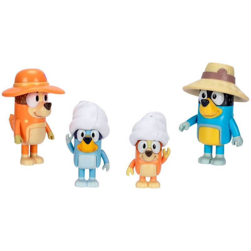 BLUEY - BLUEY SET 4 FIGURAS - VIAJE FAMILIAR