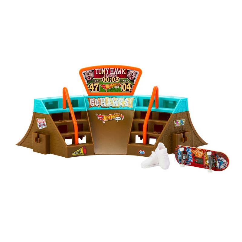 HOT WHEELS - HOT WHEELS SKATE PISTAS DE SKATE - SKATEPARK DE TONY HAWK