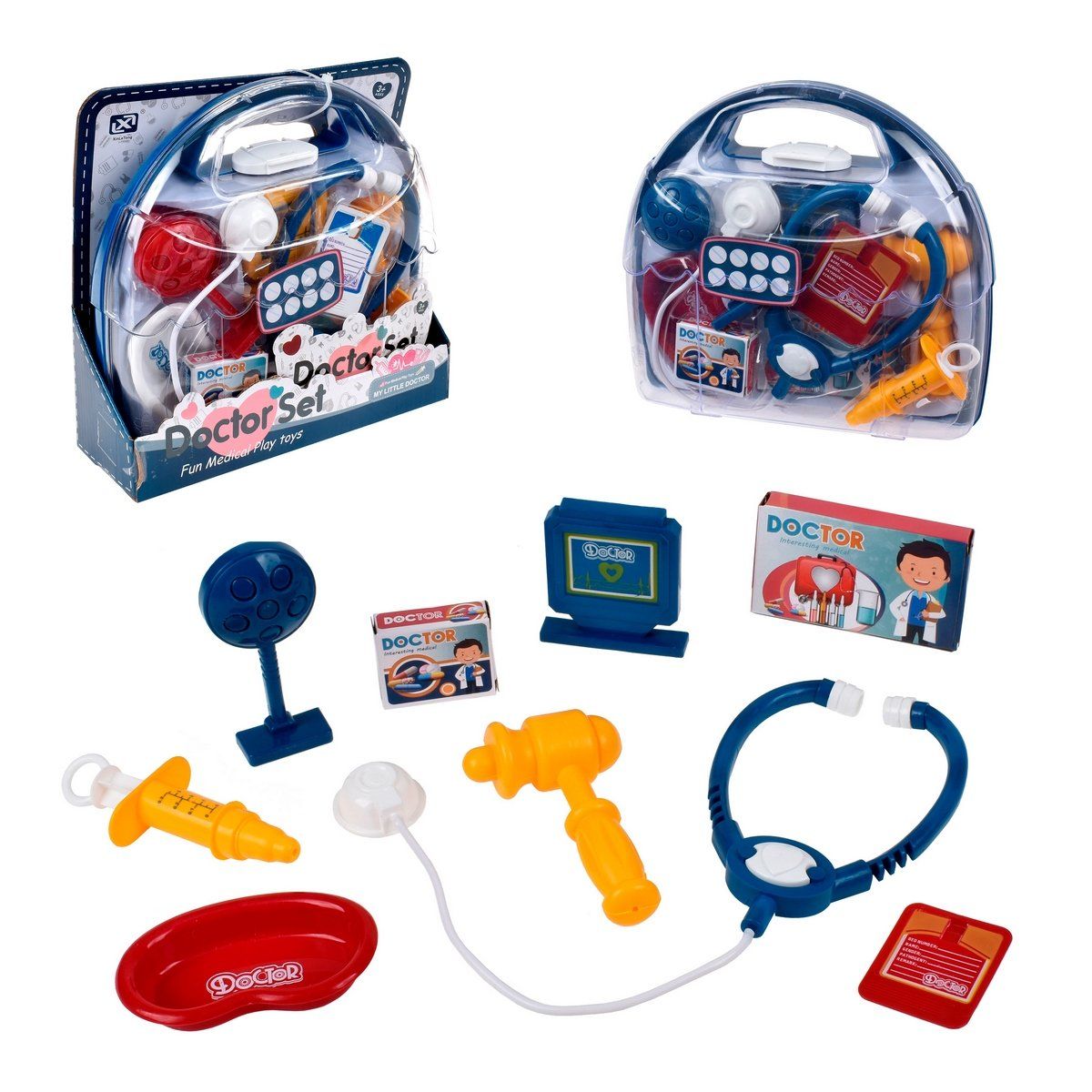 ANSALDO - Set médico Ansaldo 10 piezas maletín de doctor