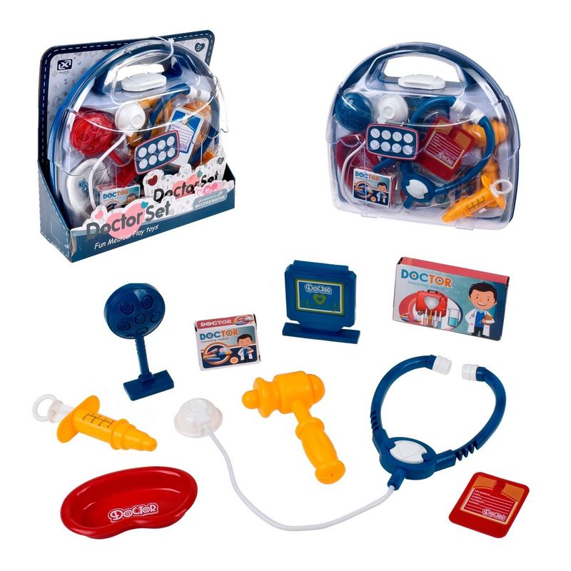 ANSALDO - PLAYSET MEDICO CON MALETIN 10 PIEZAS