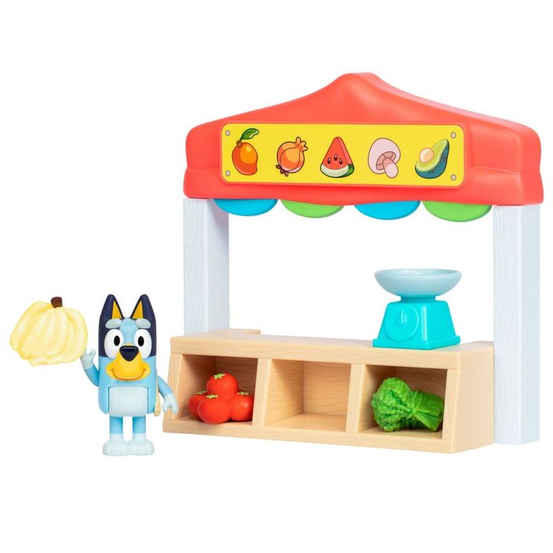 BLUEY - BLUEY MINI SET JUEGOS DE ROL - MERCADO DE FRUTAS Y VERDURAS