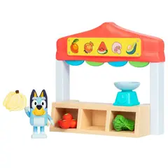 BLUEY - MINI SET JUEGOS DE ROL - MERCADO DE FRUTAS Y VERDURAS