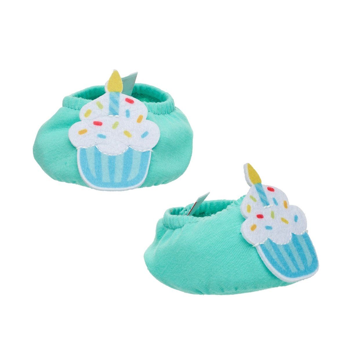 BUILD A BEAR - Pantuflas Build a Bear diseño cupcake colorido