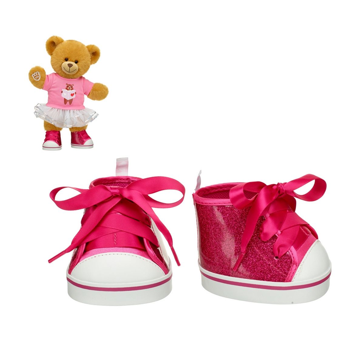 BUILD A BEAR - Zapatillas Build a Bear colección fucsia para peluches