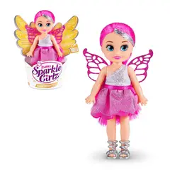 SPARKLE GIRLZ - MUÑECA 12 CMS HADA DE ZURU - FUCCIA