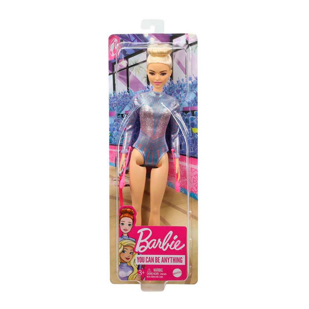 BARBIE - MUÑECA BARBIE PROFESIONALES - GIMNASTA RITMICA RUBIA