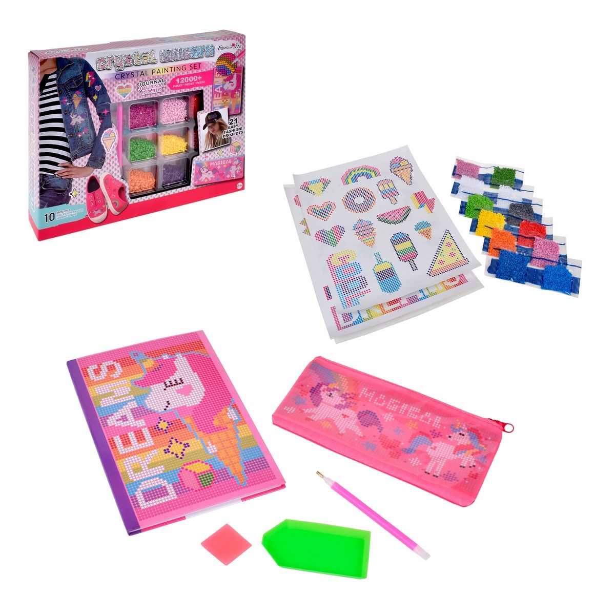 ANSALDO - Set de stickers Ansaldo sirena con cristales decorativos