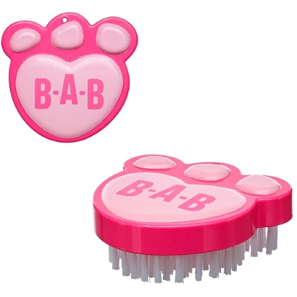 BUILD A BEAR - Cepillo de pelo fucsia Build a Bear diseño patita tierna