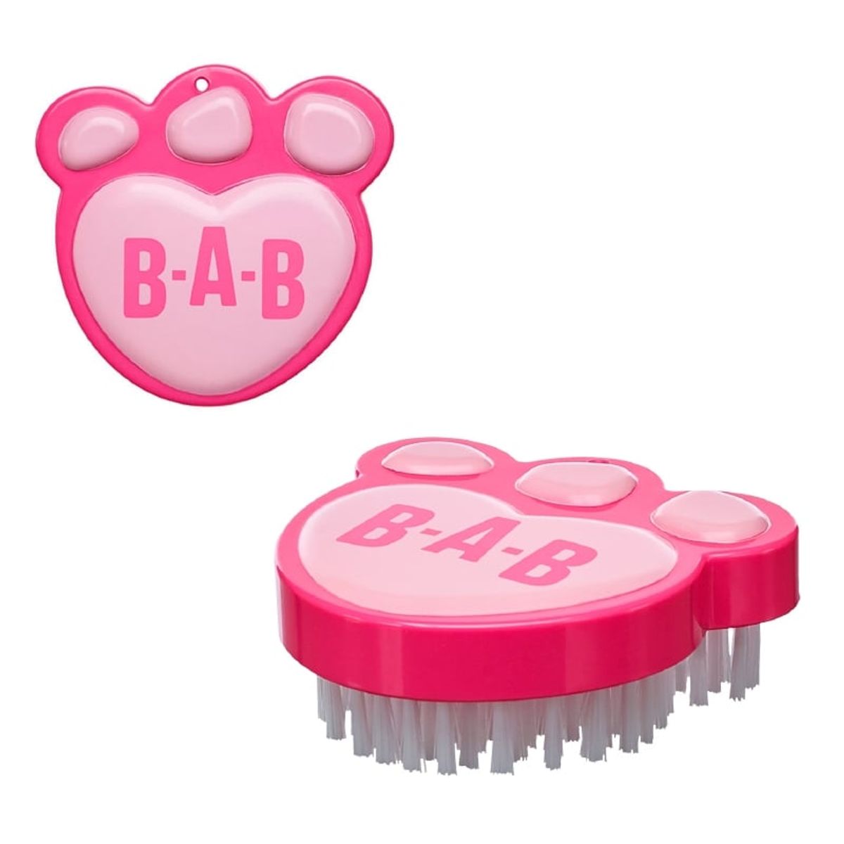 BUILD A BEAR - Cepillo de pelo fucsia Build a Bear diseño patita tierna