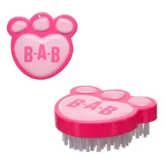 BUILD A BEAR - Cepillo de pelo fucsia diseño patita tierna