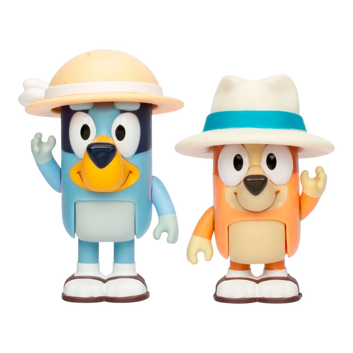 BLUEY - Figuras de acción Bluey pack 2 personajes vacaciones