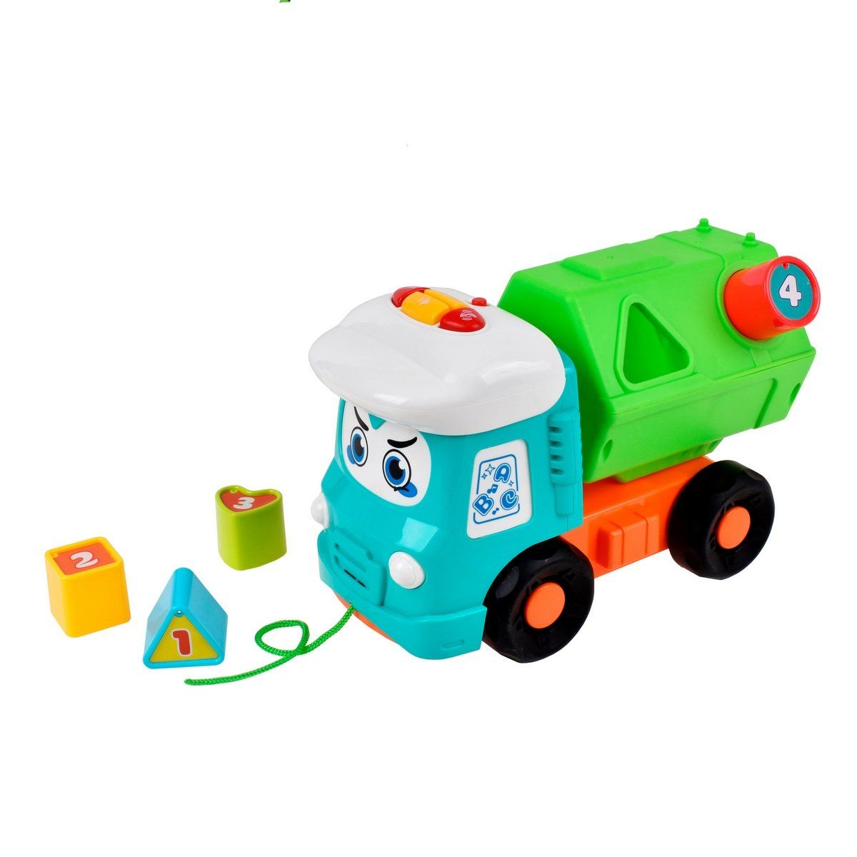 ANSALDO - Camión de juguete ANSALDO con luces y sonido educativo