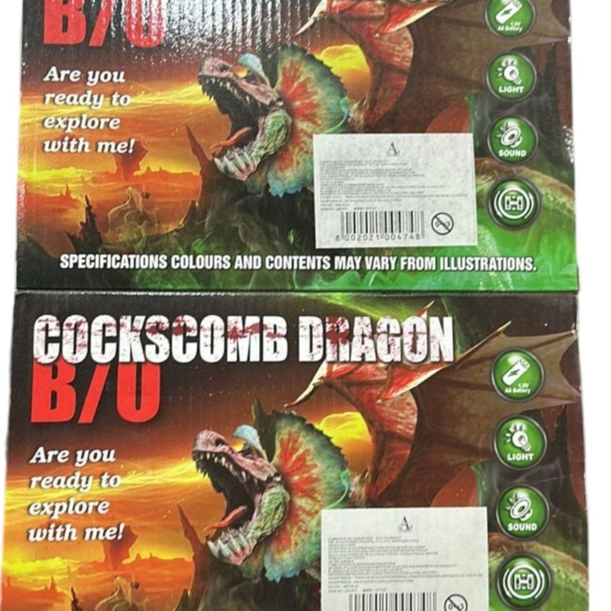 GENERICO - JUGUETE DRAGON COCKSCOMB DRAGON
