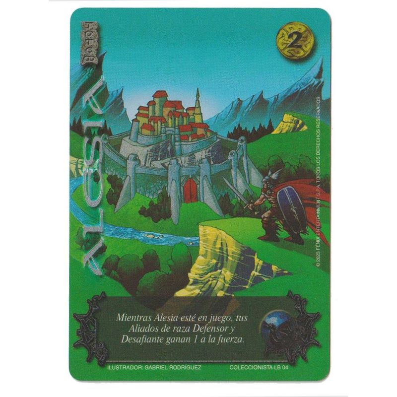 MITOS Y LEYENDAS - Carta Promo Alesia Coleccionista Myl