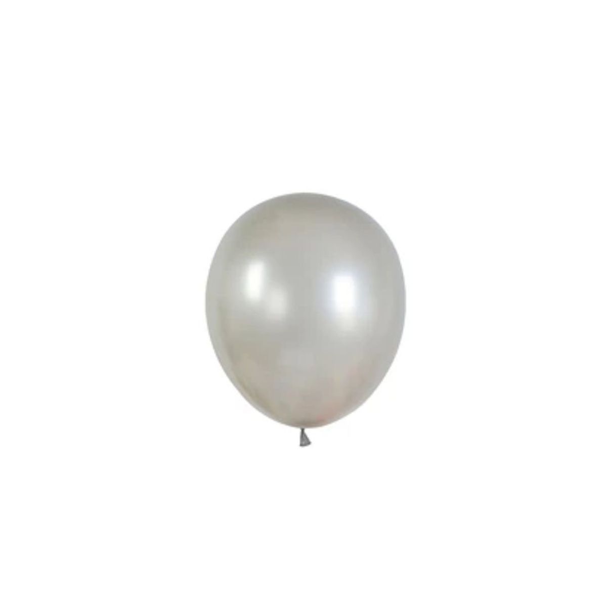GENERICO - Globo De Látex Pastel Plata 45cm 1pcs