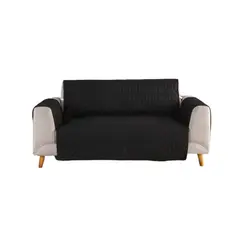 GENERICO - Cubre Sofa de 2 cuerpos con ligas Sujetadoras y ANTI-DERRAME