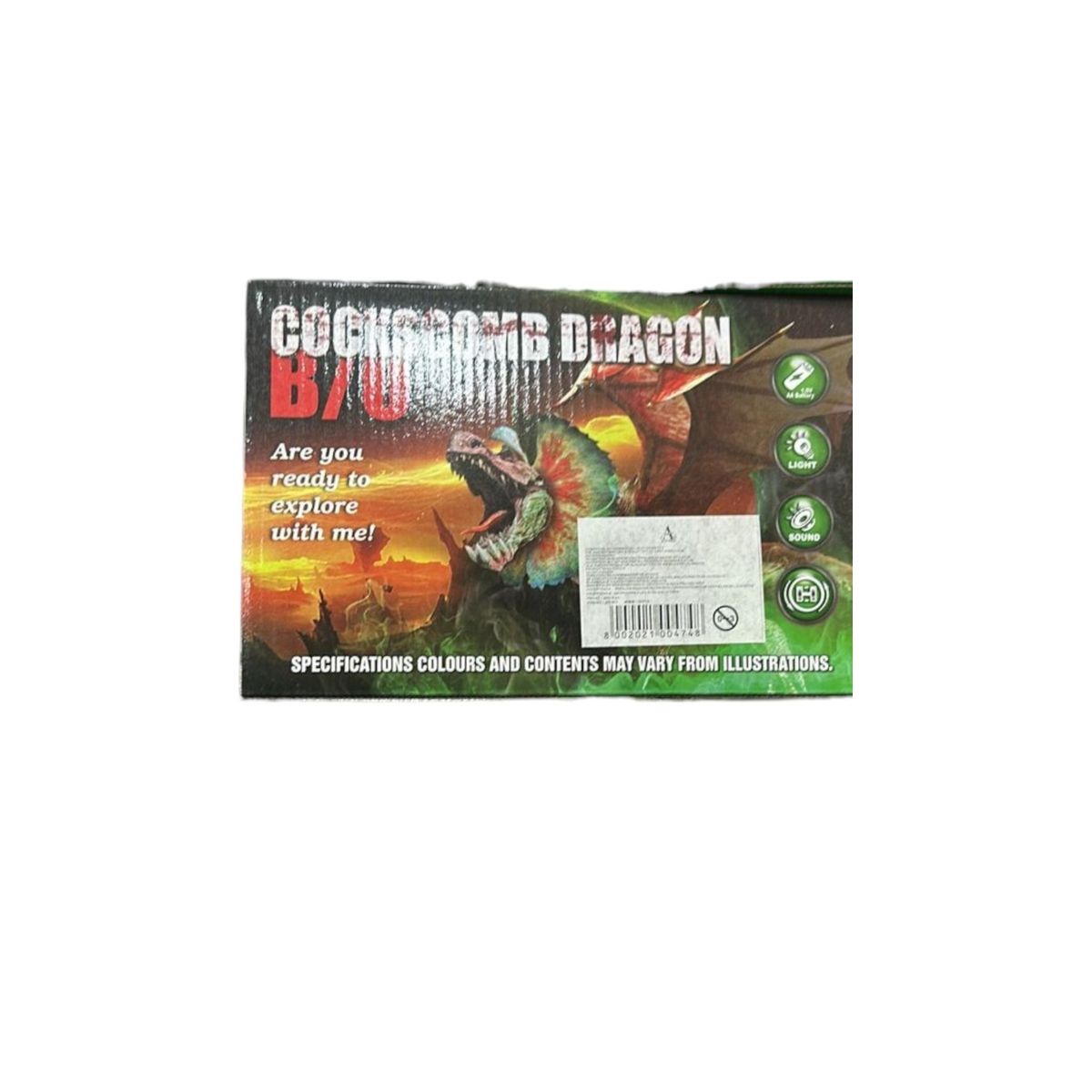 GENERICO - JUGUETE DRAGON COCKSCOMB DRAGON