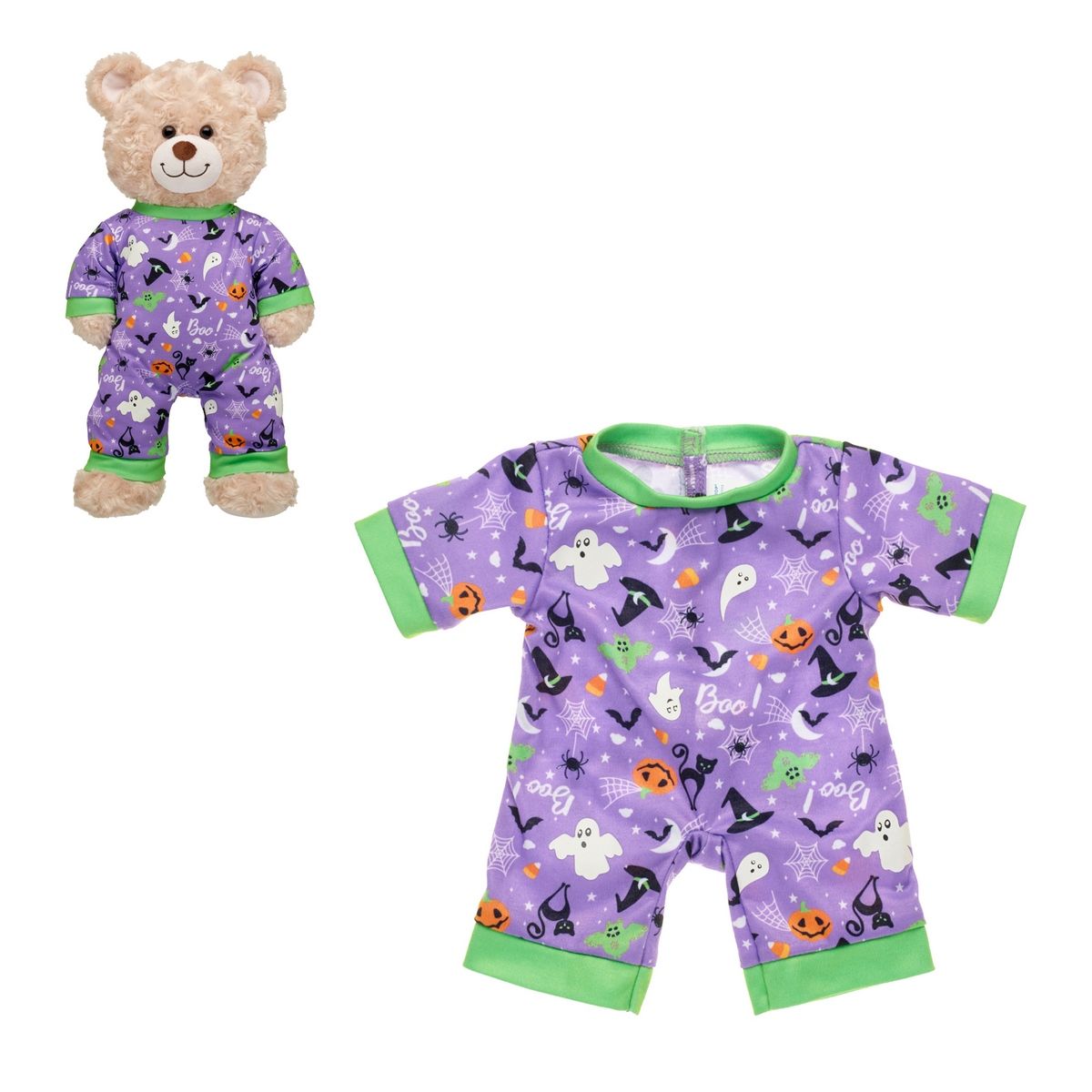 BUILD A BEAR - Pijama Build a Bear fantasmas luminosos Halloween