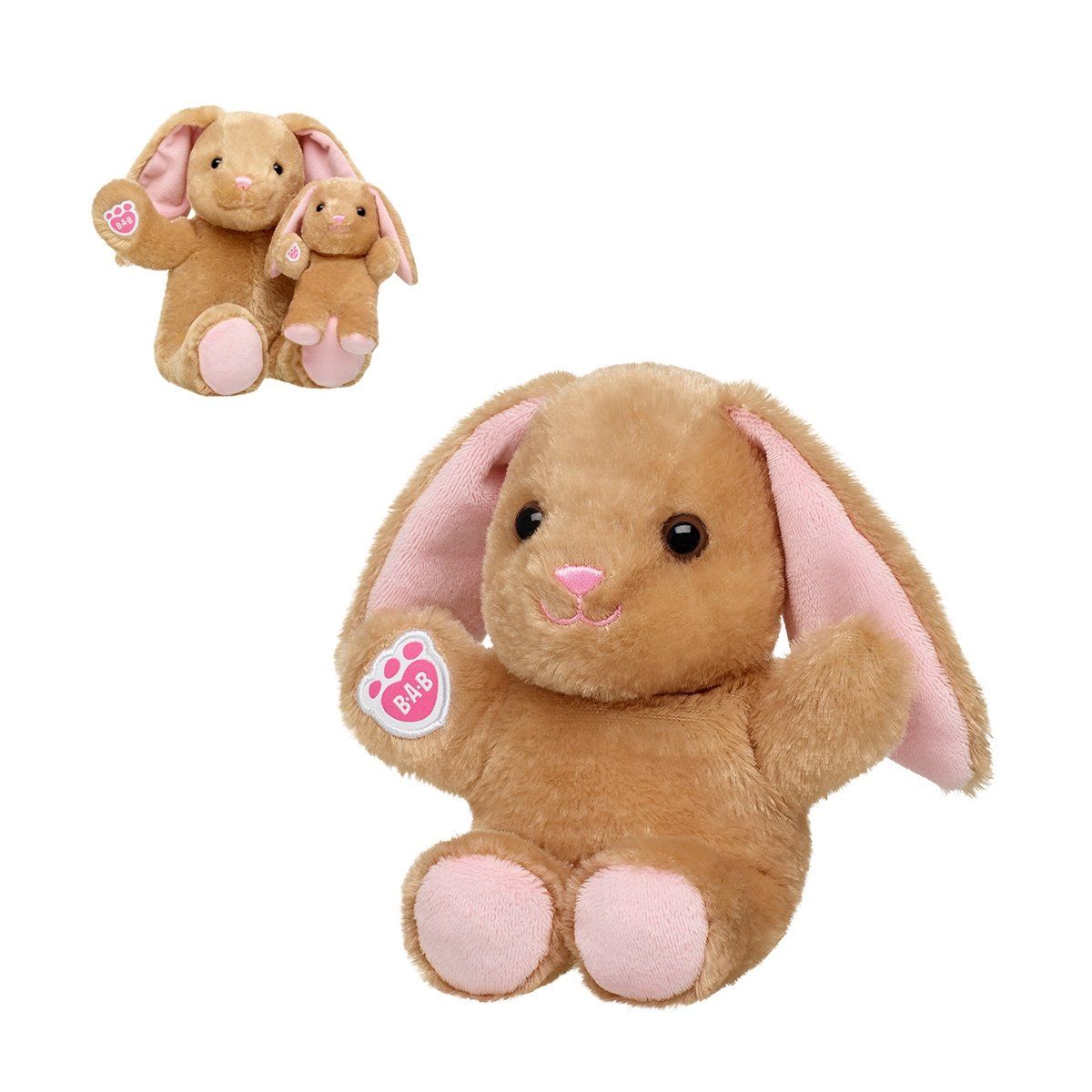 BUILD A BEAR - Mini peluche Build a Bear Bean Pawlette conejita