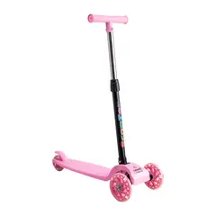 BEBESIT - Scooter Monopatín Niña Regulable Plegable XT03 Rosa