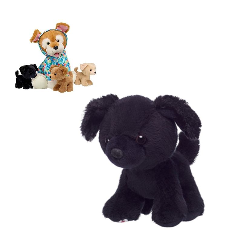 BUILD A BEAR - MINI PELUCHE CACHORRO NEGRO BUILD-A-BEAR