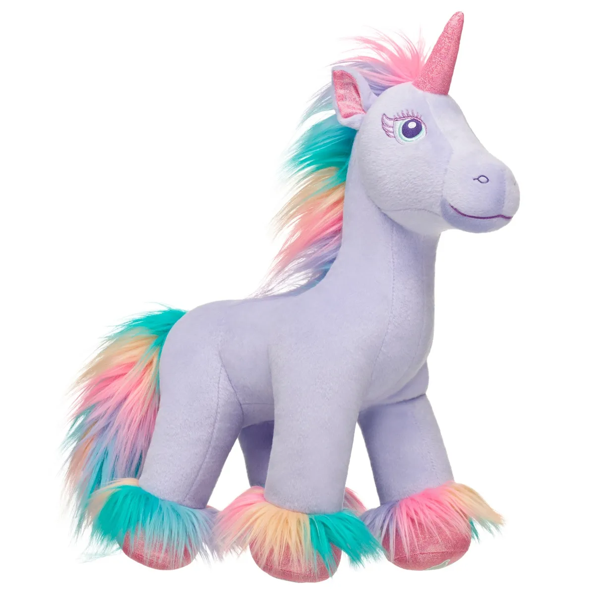 BUILD A BEAR - Peluche unicornio lila Build A Bear colección mágica